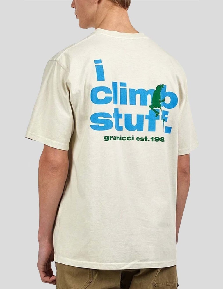Camisa GRAMICCI i climb stuff tee sand pigment